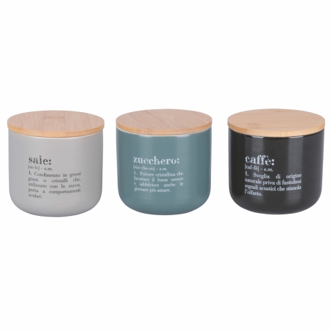 Set von 3 doppelseitigen Gläsern mit Deckel 0,5L Victionary Stones Aktion