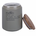 Graue Kaffeedose mit Bambusdeckel 0,8L Victionary E Sales