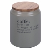 Graue Kaffeedose mit Bambusdeckel 0,8L Victionary E Rabatte