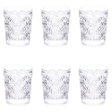 6-teiliges Trinkgläser-Set aus Glas mit texturierter Oberfläche 240 ml Marrakech Aktion