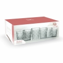 6-teiliges Trinkgläser-Set aus Glas mit texturierter Oberfläche 240 ml Marrakech Sales
