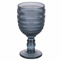 6er Set Gläser aus Glas mit strukturierter Oberfläche 280ml Geometrie Ocean Rabatte