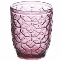 Set aus 6 Wassergläsern 350ml mit geprägter Oberfläche im Geometrie-Design Angebot