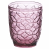 Set aus 6 Wassergläsern 350ml mit geprägter Oberfläche im Geometrie-Design Angebot