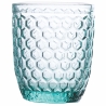 Set aus 6 Wassergläsern 350ml mit geprägter Oberfläche im Geometrie-Design Maße