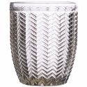 Set aus 6 Wassergläsern 350ml mit geprägter Oberfläche im Geometrie-Design Kauf