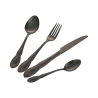 24-teiliges Besteckset aus satiniertem Edelstahl im Barockstil Wonderland Angebot