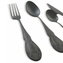 24-teiliges Besteckset aus satiniertem Edelstahl im Barockstil Wonderland Sales