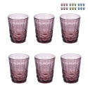Set aus 6 Wassergläsern 280ml mit Reliefdekor Nobilis 2 Angebot