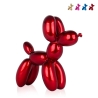 Skulptur Ballonhund Statue Harz Metalleffekt Mira-M Sales