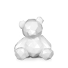 Skulptur aus lackiertem Harz Teddybär low poly moderne Statue Rimo-L Sales