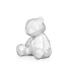 Skulptur aus lackiertem Harz Teddybär low poly moderne Statue Rimo-L Rabatte