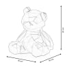 Skulptur aus lackiertem Harz Teddybär low poly moderne Statue Rimo-L Katalog