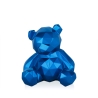 Skulptur Harz in Metalleffekt moderne Statue Teddybär Rimo-M Angebot