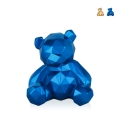 Skulptur Harz in Metalleffekt moderne Statue Teddybär Rimo-M Aktion