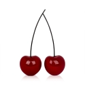 Skulptur modern Kirschenpaar aus lackiertem Harz Alma-L Angebot