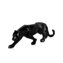 Skulptut aus lackiertem Harz modern Panther low poly Kari-L Sales