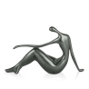 Skulptur modern Harz Metalleffekt weibliche Figur Bela-M Modell