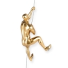 Wandskulptur aus Kunstharz Kletterer mit Metalleffekt Design Vero-M Preis