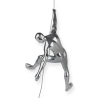 Statuette Kletterer Harz Wandskulptur Metalleffekt Bata-M Rabatte