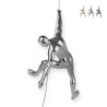 Statuette Kletterer Harz Wandskulptur Metalleffekt Bata-M Aktion