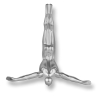 Wandskulptur modern aus Harz mit Metalleffekt Taucher Veda-M Preis