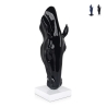 Skulptur modern aus lackiertem Harz Pferdekopf Knyph-L Lagerbestand