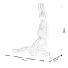 Wandskulptur aus lackiertem Harz Statuette Taucher Veda-L 