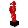 Skulptur surrealistisch männliches Gesicht aus lackiertem Harz Lira-L Sales