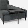 Sofa modular 3-Sitzer modernes Design mit Beistelltischen Diadema Eigenschaften