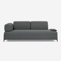 Sofa modular 3-Sitzer modernes Design mit Beistelltischen Diadema Sales