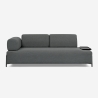 Sofa modular 3-Sitzer modernes Design mit Beistelltischen Diadema Sales