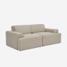 Sofa 2-Sitzer Stoff modernes Design 202x100x76cm Acamar Angebot