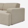 Sofa 2-Sitzer Stoff modernes Design 202x100x76cm Acamar Lagerbestand