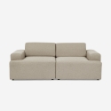 Sofa 2-Sitzer Stoff modernes Design 202x100x76cm Acamar Verkauf