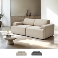 Sofa 2-Sitzer Stoff modernes Design 202x100x76cm Acamar Aktion