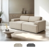 Sofa 2-Sitzer Stoff modernes Design 202x100x76cm Acamar Aktion