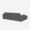 Sofa 3-Sitzer Design mit linkem Liegesessel aus Stoff Seginus Rabatte