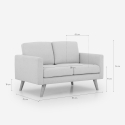 Sofa Design modern skandinavisch 2-Sitzer Marek 