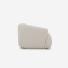 Sofa modular bogenförmig 2-Sitzer aus beigem Stoff Yuna-2 Eigenschaften