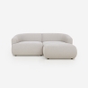 Sofa Design modern modula 2-Sitzer aus Stoff mit Hocker Yuna-2P Verkauf