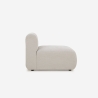 Sofa modular gebogenförmig 3-Sitzer aus beigem Stoff Yuna-3 Katalog