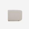 Sofa modular gebogenförmig 3-Sitzer aus beigem Stoff Yuna-3 Preis