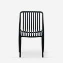 Stuhl draußen Garten modern schwarz weiß Polypropylen Sawas Angebot
