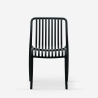 Stuhl draußen Garten modern schwarz weiß Polypropylen Sawas Angebot