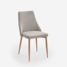 Stuhl gepolstert modern aus Stoff für Esszimmer und Küche Sirka Eigenschaften