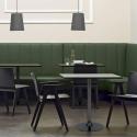 Kaffee Tisch Rund und Quadratisch Weiß Schwarz 70x70 Bistrot Lagerbestand