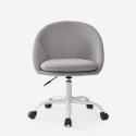 Stuhl Büro drehbar aus Stoff höhenverstellbar Mikro Angebot