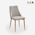 Stuhl gepolstert modern aus Stoff für Esszimmer und Küche Sirka Aktion