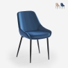 Stuhl gepolstert modern aus Samt für Küche Esszimmer Jarva Angebot